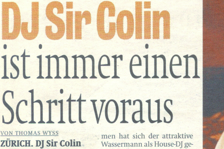 SirColinIstImmerEinenSchrittVoraus